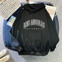 Wholesale Autumn And Winter Sweater Women's Fleece-lined Hooded Pullover Loose Printed Plus Size Velvet Coat Ins Trendy Women main image 1