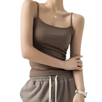 TikTok Explosive Bottoming Vest Small Sling Women's Suit With Inner Cover Auxilum Thread Spring And Autumn Summer Outer Wear Top main image 3