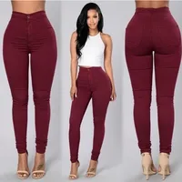 0298  Wish  Thin Stretch Candy Color Slim Casual Pants Cow main image 4