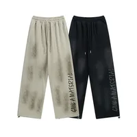 Jiayiku Men's  Autumn New American Retro Dirty Dye Washed Pants Hip-hop Hip-hop Sports Casual Pants main image 5