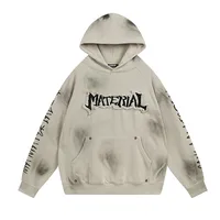Jiayiku Men's  Waste Earth Style American-style Washed Heavy Hoodie Autumn And Winter New Cloth Embroidered Hooded Sweater main image 1