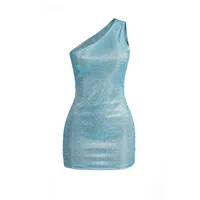 A160DS Europe And The United States  Summer New Solid Color Powder Shoulder Bag Hip Slim High Waist Short Women's Dress main image 5