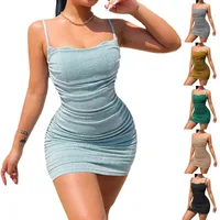 Spring And Summer  Sexy Party Nightclub Hip Skirt Elegant Lady Wrinkled Dress main image 1