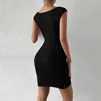 W6911  Fashion Women's Clothing Spring And Summer Sexy Slim Sheath Dress main image 2