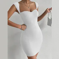 W6911  Fashion Women's Clothing Spring And Summer Sexy Slim Sheath Dress main image 3