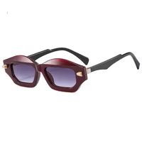 Textured Personalized Sunglasses Men And Women's All-match Fashion Casual Sunglasses   Modern Glasses 3954 sku image 7