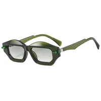 Textured Personalized Sunglasses Men And Women's All-match Fashion Casual Sunglasses   Modern Glasses 3954 sku image 6