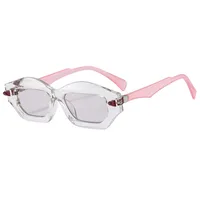 Textured Personalized Sunglasses Men And Women's All-match Fashion Casual Sunglasses   Modern Glasses 3954 sku image 2