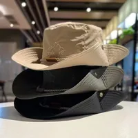 New Outdoor Embroidered Fisherman Hat Men's And Women's Camping Mountaineering Sunshade Hat Fishing Sunscreen Western Cowboy Hat Series main image 3