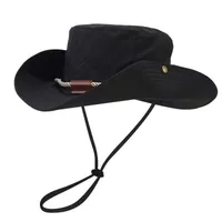 New Outdoor Embroidered Fisherman Hat Men's And Women's Camping Mountaineering Sunshade Hat Fishing Sunscreen Western Cowboy Hat Series main image 5