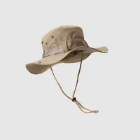 New Outdoor Embroidered Fisherman Hat Men's And Women's Camping Mountaineering Sunshade Hat Fishing Sunscreen Western Cowboy Hat Series sku image 11