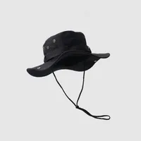 New Outdoor Embroidered Fisherman Hat Men's And Women's Camping Mountaineering Sunshade Hat Fishing Sunscreen Western Cowboy Hat Series sku image 12
