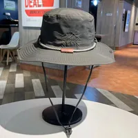 New Outdoor Embroidered Fisherman Hat Men's And Women's Camping Mountaineering Sunshade Hat Fishing Sunscreen Western Cowboy Hat Series sku image 25