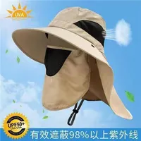 New Outdoor Embroidered Fisherman Hat Men's And Women's Camping Mountaineering Sunshade Hat Fishing Sunscreen Western Cowboy Hat Series sku image 6