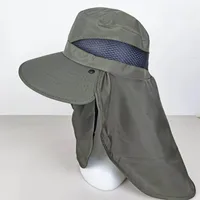 New Outdoor Embroidered Fisherman Hat Men's And Women's Camping Mountaineering Sunshade Hat Fishing Sunscreen Western Cowboy Hat Series sku image 9