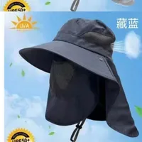 New Outdoor Embroidered Fisherman Hat Men's And Women's Camping Mountaineering Sunshade Hat Fishing Sunscreen Western Cowboy Hat Series sku image 10