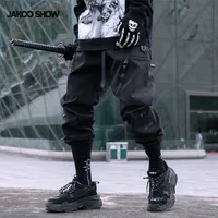 Jiayiku Men's Clothing Chinese Fashion Functional Style Overalls Dark Series Concealer Tactical Multi-pocket Ankle-tied Casual Pants main image 1