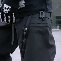 Jiayiku Men's Clothing Chinese Fashion Functional Style Overalls Dark Series Concealer Tactical Multi-pocket Ankle-tied Casual Pants main image 3