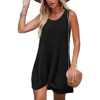 Women's Clothing  Summer New Hollow Beach Vacation Clothing Kink Dress In Stock main image 3