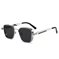 New  Retro Box Punk Steampunk Metal Foreign Trade Personalized Universal Fashion Sunglasses Batch sku image 2