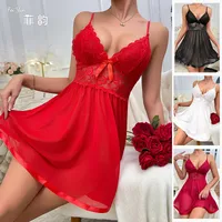 New   Sexy Lace Strap Mesh Nightdress Underwear Home Clothes Pajamas Source Wholesale 728 sku image 8