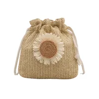 Straw Woven Cute Instagram Style Summer Shoulder Crossbody Bag Distinctive Girl's Woven Bag Women's Bag New Fashionable Bucket Bag main image 5
