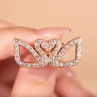 New Style Brooch Women's High-end Zinc Alloy Niche Corsage Fresh And Sweet Clothing Accessories Clothing Accessories sku image 3