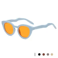 New New Fashion Oval Sunglasses Personalized Fashion Cat's Eye Sunglasses Internet Celebrity Street Photoshoot UV-proof Glasses main image 2