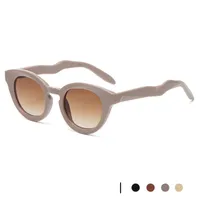 New New Fashion Oval Sunglasses Personalized Fashion Cat's Eye Sunglasses Internet Celebrity Street Photoshoot UV-proof Glasses main image 3