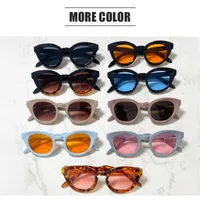 New New Fashion Oval Sunglasses Personalized Fashion Cat's Eye Sunglasses Internet Celebrity Street Photoshoot UV-proof Glasses main image 1