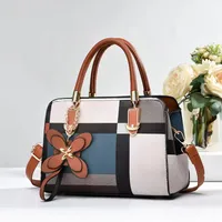 Explosive Women's Bag Quality Color Matching Handbag Large Capacity Shoulder Bag Simple Elegant Bags main image 1