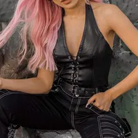 Hot Spring And Summer Foreign Trade New  Women's  Foreign Trade Clip Waistcoat Women's Short Vest Knitted Vest main image 1