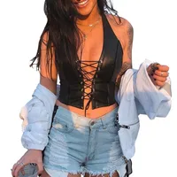 Hot Spring And Summer Foreign Trade New  Women's  Foreign Trade Clip Waistcoat Women's Short Vest Knitted Vest main image 3