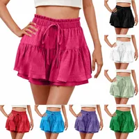 Women's Holiday Daily Simple Style Classic Style Solid Color Shorts Culottes main image 1