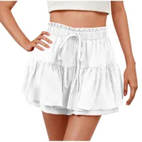 Women's Holiday Daily Simple Style Classic Style Solid Color Shorts Culottes main image 3