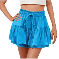 Women's Holiday Daily Simple Style Classic Style Solid Color Shorts Culottes main image 4