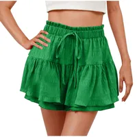 Women's Holiday Daily Simple Style Classic Style Solid Color Shorts Culottes main image 5