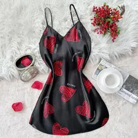 Style Suspenders Skirt Dress Ladies Love Summer Nightgown Silk Sexy Backless Nightgown Wholesale sku image 6