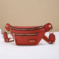 Elegant And Textured Waist Bag  New Fashion Versatile Women's Bag Casual Versatile Single Shoulder Crossbody Bag  Bags sku image 1