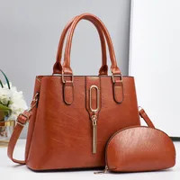 Two-piece Set Mother Bag Women's Bag Big Bag Women's All-match Elegant New New Style Handbag Shoulder Bag Bags sku image 2