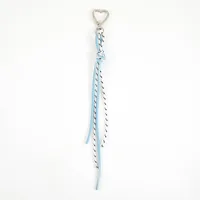 New Style Woven Leather Rope Keychain Pendant Simple All-match Miu Bag Hanging Accessories Short Mobile Phone Lanyard main image 5