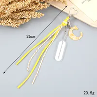Creative New Bag Pendant Miu Style Woven Rope Bag Hanging Accessories Mobile Phone Case Car Keychain Hanging Accessories sku image 3