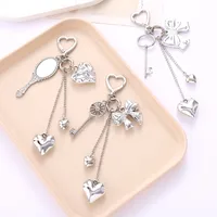 Hot Sale New Love Metal Keychain Pendant Bag Hanging Decorations Niche Y2K Mobile Phone Pendant Accessories main image 1