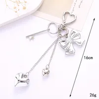 Hot Sale New Love Metal Keychain Pendant Bag Hanging Decorations Niche Y2K Mobile Phone Pendant Accessories main image 4