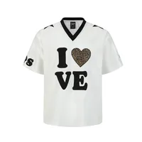 Jiayiku  Summer Short-Sleeved Leopard Print American Jersey Loose Hiphop Quick-Drying Mesh Sports T-Shirt For Men And Women main image 1