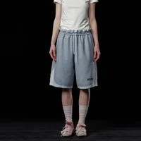 Jiayiku Trendy Brand  New American Retro Trendy Brand Color Matching Suit Shorts Straight Loose Sports Pants For Men And Women main image 1