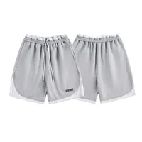 Jiayiku Trendy Brand  New American Retro Trendy Brand Color Matching Suit Shorts Straight Loose Sports Pants For Men And Women main image 5