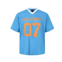 Jiayiku  Summer T-Shirt Short-Sleeved American Jersey Loose Hiphop Quick-Drying Sweatshirt Mesh T-Shirt For Men And Women main image 1
