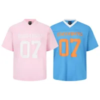Jiayiku  Summer T-Shirt Short-Sleeved American Jersey Loose Hiphop Quick-Drying Sweatshirt Mesh T-Shirt For Men And Women main image 5