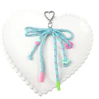 Little Red Book Trendy Miu Style Fresh Style Woven Bow Bag Mobile Phone Keychain Hanging Small Gift Accessories main image 5